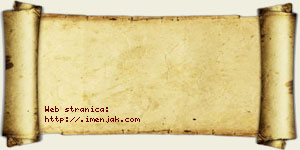 Andjelina Hrnjaković vizit kartica